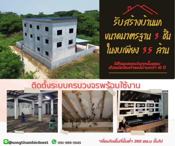 รับสร้างบ้านนก